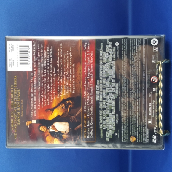 2/$20💥 DVD Movie CONSTANTINE with Keanu Reeves, factory sealed - Picture 3 of 6